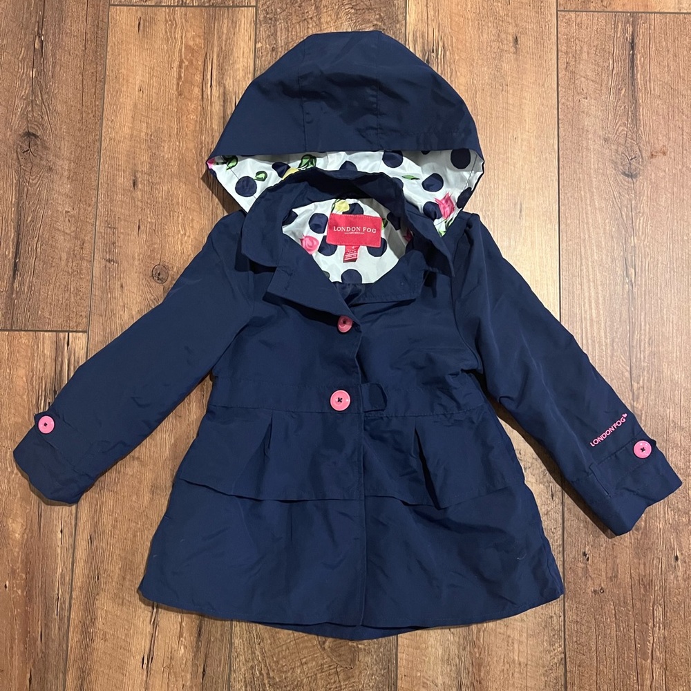 London Fog Toddler Hooded Jacket, size 4